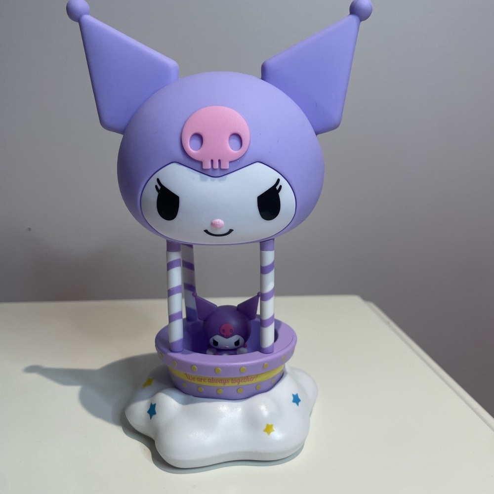 Purple Kuromi touch lamp